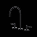 ROHL AM08D3LMMB Amahle Widespread Lavatory Faucet With C-Spout In Matte Black