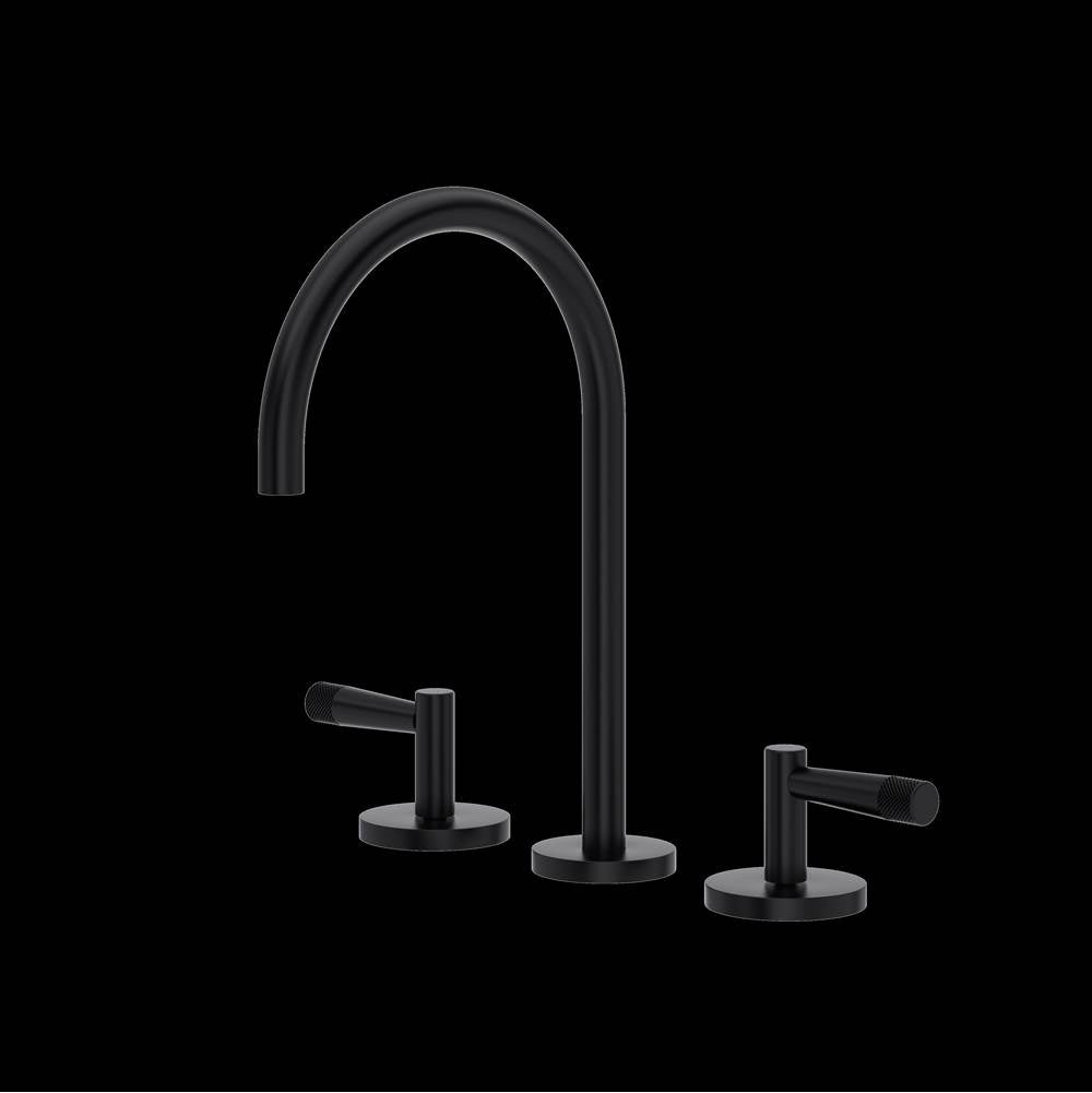 ROHL AM08D3LMMB Amahle Widespread Lavatory Faucet With C-Spout In Matte Black