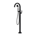 ROHL TPN06HF1LMMB Palladian Single Hole Floor Mount Tub Filler Trim In Matte Black