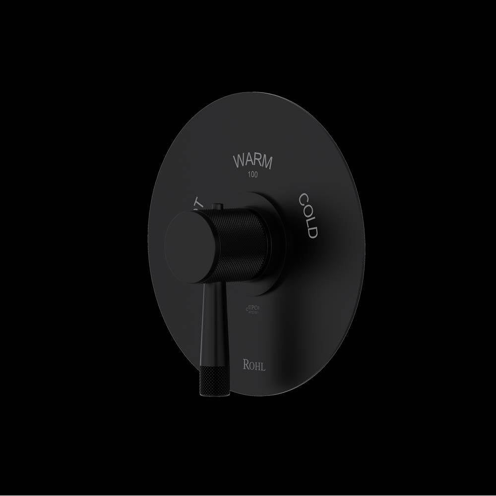 ROHL TAM13W1LMMB Amahle 3/4" Thermostatic Trim Without Volume Control In Matte Black