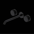 ROHL TAM06W3IWMB Amahle Wall Mount Tub Filler Trim With C-Spout In Matte Black