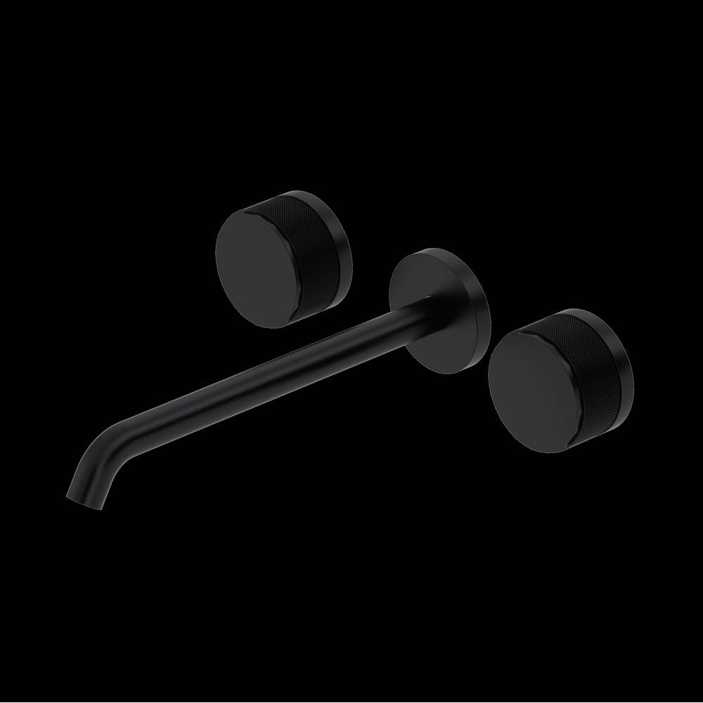 ROHL TAM06W3IWMB Amahle Wall Mount Tub Filler Trim With C-Spout In Matte Black