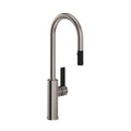 ROHL TR65D1LBSTN Tuario Pull-Down Bar/Food Prep Kitchen Faucet With C-Spout In Satin Nickel