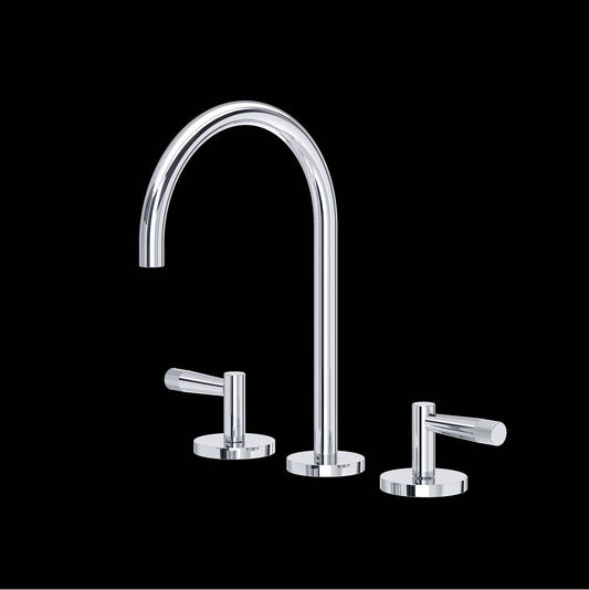 ROHL AM08D3LMAPC Amahle Widespread Lavatory Faucet With C-Spout In Polished Chrome