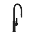 ROHL TR65D1LBMB Tuario Pull-Down Bar/Food Prep Kitchen Faucet With C-Spout In Matte Black