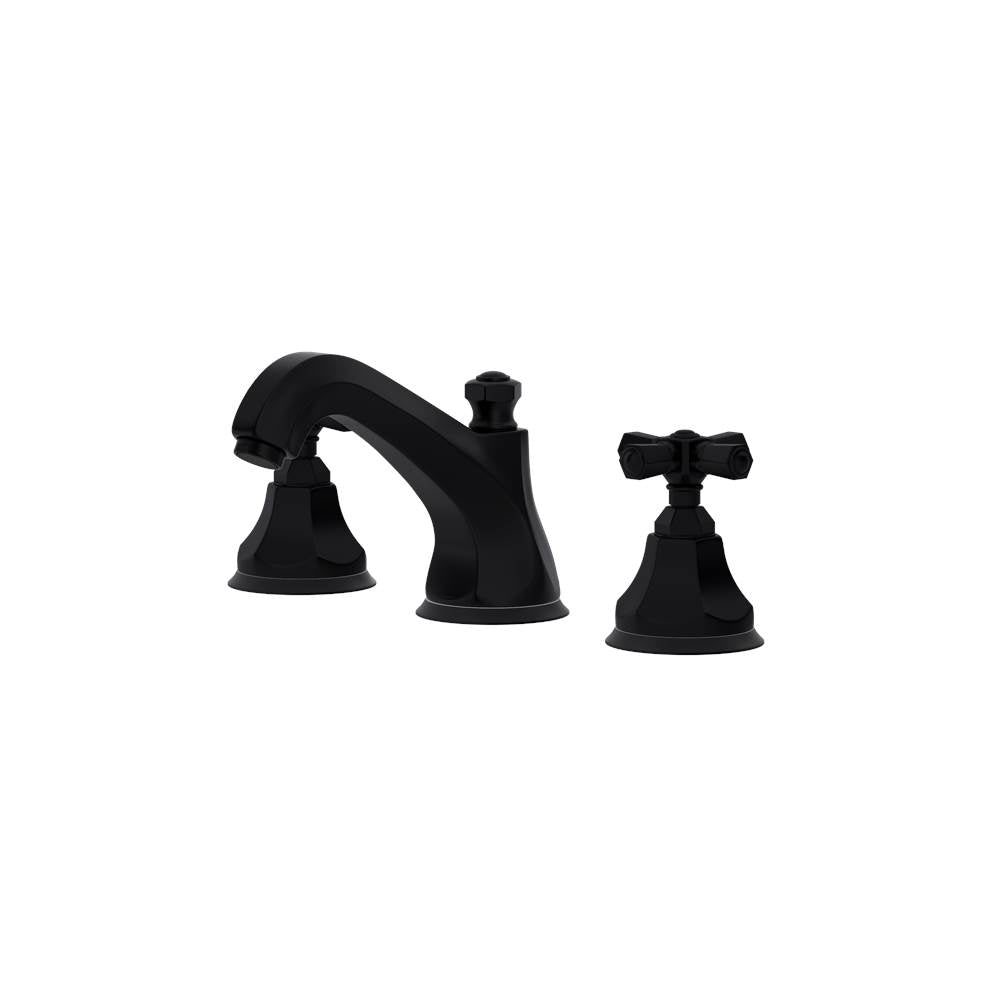 ROHL A1908XMMB-2 Palladian Widespread Lavatory Faucet In Matte Black