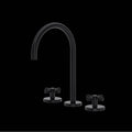 ROHL AM08D3XMMB Amahle Widespread Lavatory Faucet With C-Spout In Matte Black
