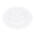 ROHL ERUB2217OVWH Eirene 22" x 17" Undermount Oval Lavatory Sink In White (WH)