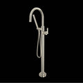 ROHL TLB06HF1LMPN Lombardia Single Hole Floor Mount Tub Filler Trim In Polished Nickel