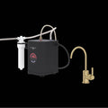 ROHL GKIT7545LMAG-2 Lux Hot Water Dispenser, Tank And Filter Kit In Antique Gold