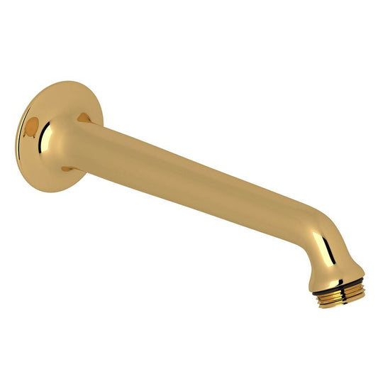 ROHL C5056.2EG 7" Reach Wall Mount Shower Arm In English Gold