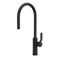 ROHL MY55D1LMMB Myrina Pull-Down Kitchen Faucet With C-Spout In Matte Black