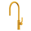 ROHL MY55D1LMSG Myrina Pull-Down Kitchen Faucet With C-Spout In Satin Gold
