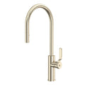 ROHL MY55D1LMSTN Myrina Pull-Down Kitchen Faucet With C-Spout In Satin Nickel