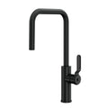 ROHL MY56D1LMMB Myrina Pull-Down Kitchen Faucet With U-Spout In Matte Black