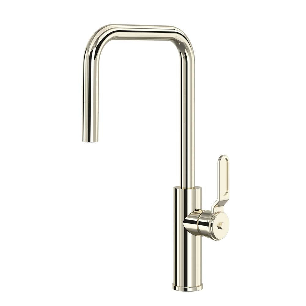 ROHL MY56D1LMPN Myrina Pull-Down Kitchen Faucet With U-Spout In Polished Nickel