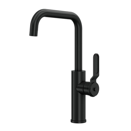 ROHL MY61D1LMMB Myrina Bar/Food Prep Kitchen Faucet With U-Spout In Matte Black