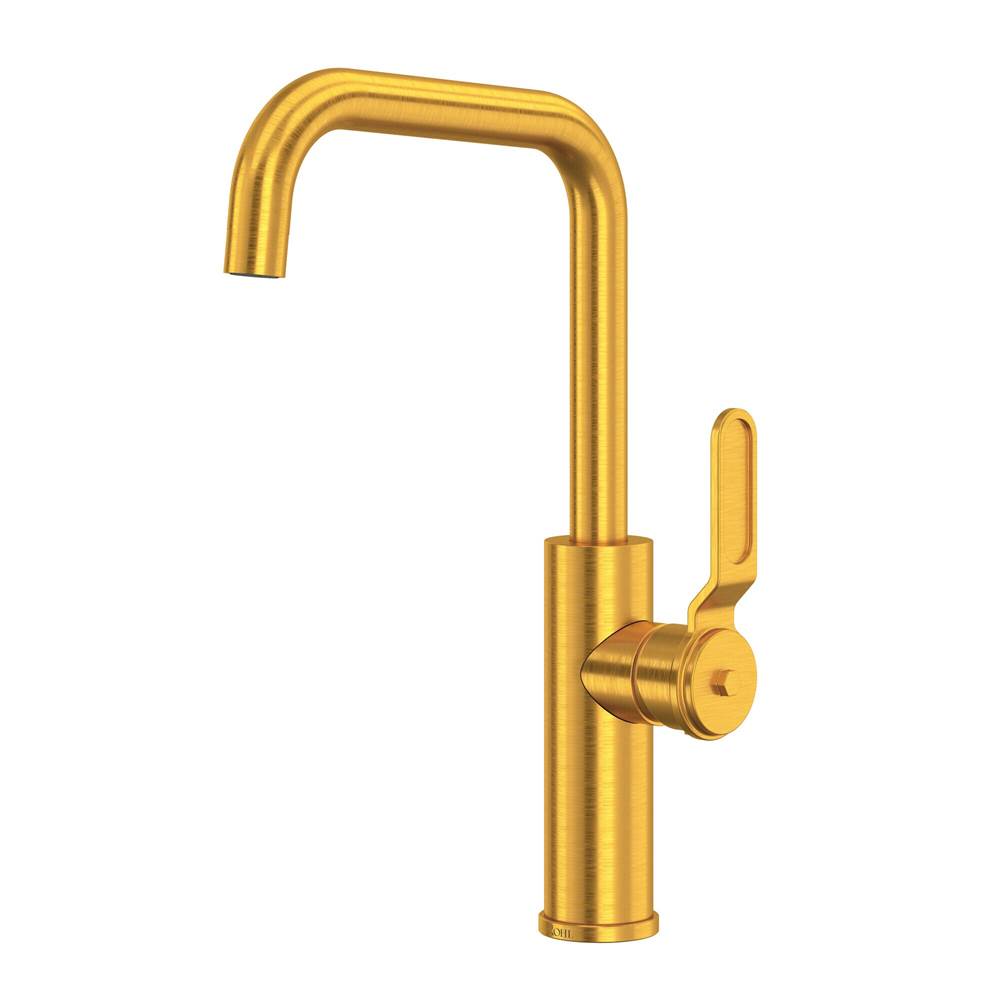 ROHL MY61D1LMSG Myrina Bar/Food Prep Kitchen Faucet With U-Spout In Satin Gold