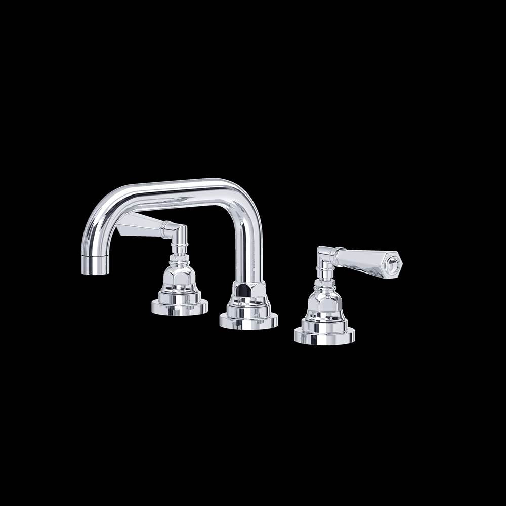 ROHL SG09D3LMAPC San Giovanni Widespread Lavatory Faucet With U-Spout In Polished Chrome