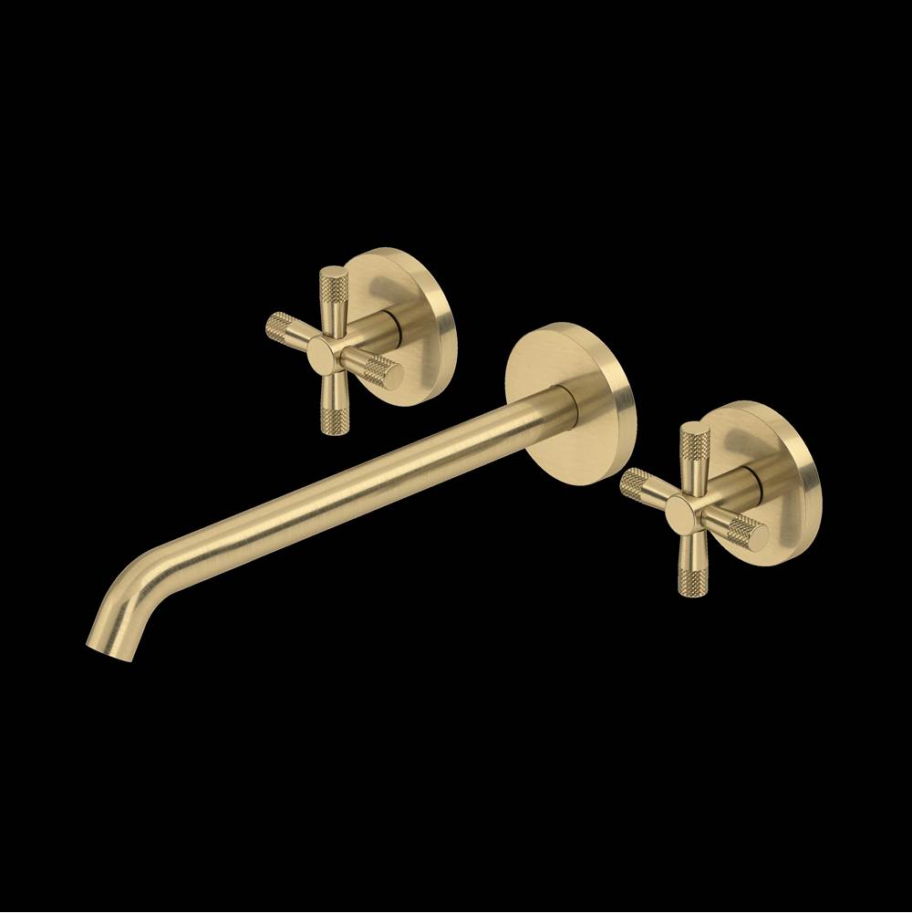 ROHL TAM06W3XMAG Amahle Wall Mount Tub Filler Trim With C-Spout In Antique Gold