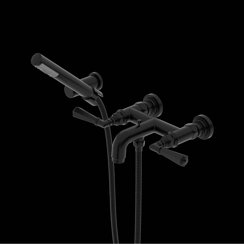 ROHL A2302LMMB San Giovanni Exposed Wall Mount Tub Filler In Matte Black