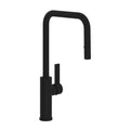 ROHL TR56D1LBMB Tuario Pull-Down Kitchen Faucet With U-Spout In Matte Black