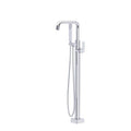 ROHL TCA05HF1LAPC Modern 1-Hole Floor Mount Tub Filler Trim In Polished Chrome