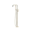 ROHL TCA05HF1LPN Modern 1-Hole Floor Mount Tub Filler Trim In Polished Nickel