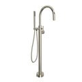 ROHL TTE06HF1LMPN Tenerife Single Hole Floor Mount Tub Filler Trim In Polished Nickel