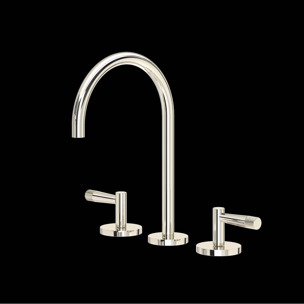 ROHL AM08D3LMPN Amahle Widespread Lavatory Faucet With C-Spout In Polished Nickel