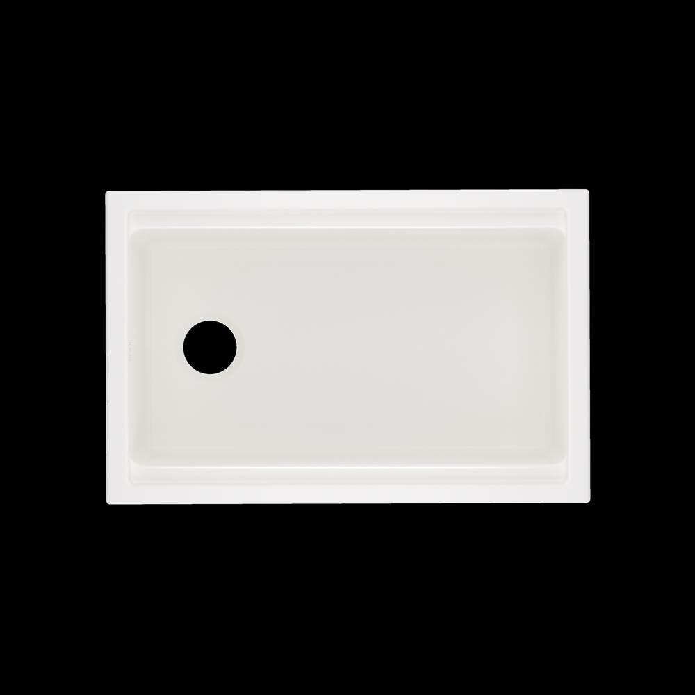 ROHL ALUM3019WS68 Allia 30" Fireclay Undermount Chef/Workstation Sink In Pergame
