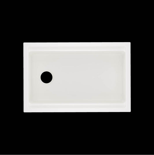 ROHL ALUM3019WS68 Allia 30" Fireclay Undermount Chef/Workstation Sink In Pergame