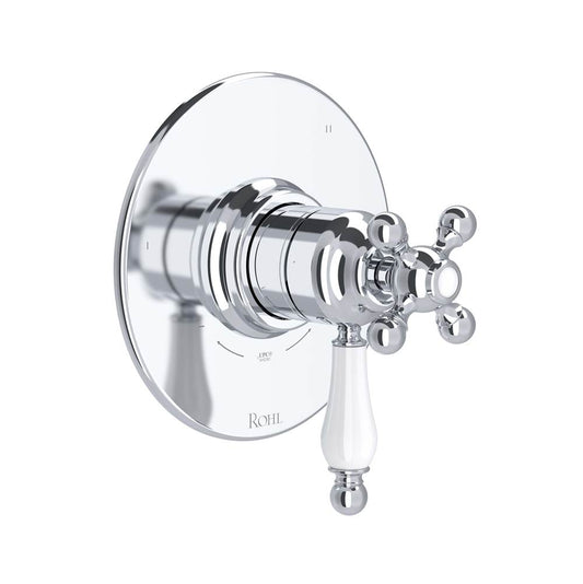 ROHL TAC45W1OPAPC Arcana 1/2" Therm & Pressure Balance Trim with 5 Functions (Shared) In Polished Chrome