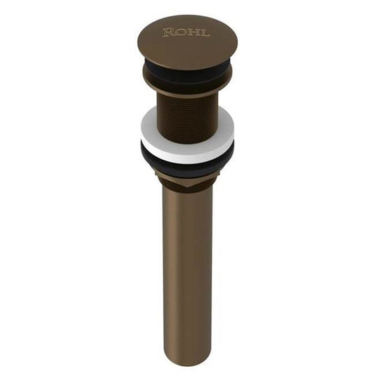 ROHL 5445EB Push Drain Without Overflow In English Bronze