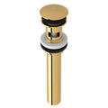 ROHL 5447EG Push Drain With Overflow In English Gold