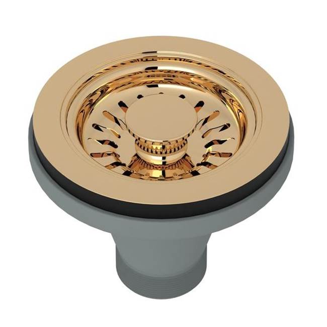 ROHL 738EG Basket Strainer In English Gold