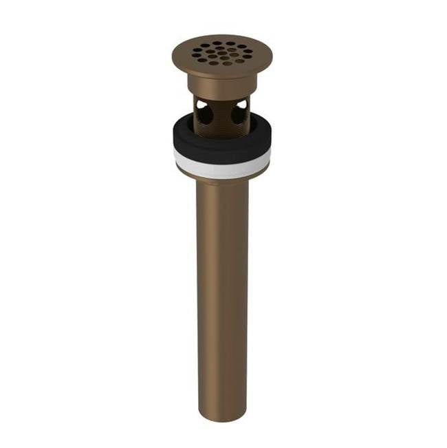 ROHL 7444EB Grid Drain With Overflow In English Bronze