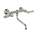 ROHL A1405/44LMPN-2 Acqui Wall Mount Bridge Lavatory Faucet In Polished Nickel