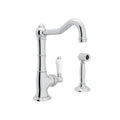 ROHL A3650/6.5LPWSAPC-2 Acqui Bar/Food Prep Kitchen Faucet With Side Spray In Polished Chrome