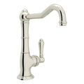 ROHL A3650/6.5LMPN-2 Acqui Bar/Food Prep Kitchen Faucet In Polished Nickel