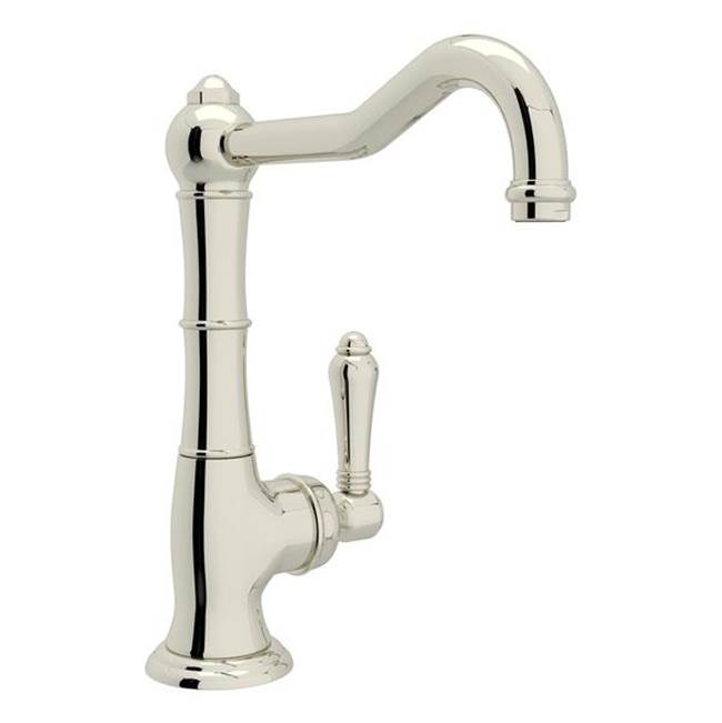 ROHL A3650/6.5LMPN-2 Acqui Bar/Food Prep Kitchen Faucet In Polished Nickel