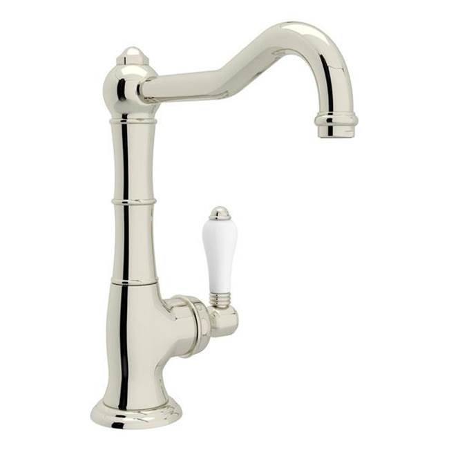 ROHL A3650/6.5LPPN-2 Acqui Bar/Food Prep Kitchen Faucet In Polished Nickel