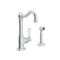 ROHL A3650LPWSAPC-2 Acqui Kitchen Faucet With Side Spray In Polished Chrome