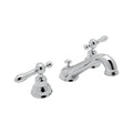ROHL AC102LM-APC-2 Arcana Widespread Lavatory Faucet With C-Spout In Polished Chrome