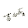 ROHL AC102LM-PN-2 Arcana Widespread Lavatory Faucet With C-Spout In Polished Nickel