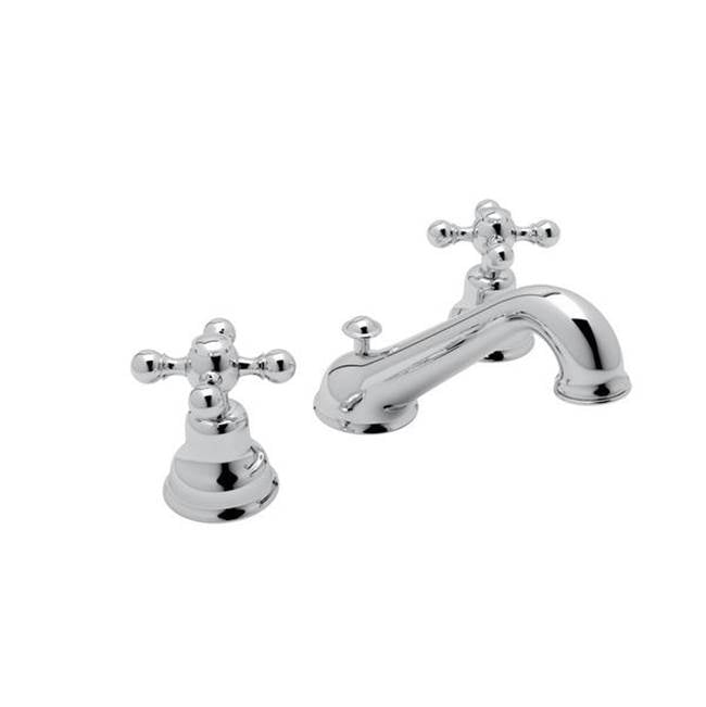 ROHL AC102X-APC-2 Arcana Widespread Lavatory Faucet With C-Spout In Polished Chrome
