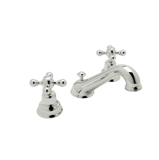 ROHL AC102X-PN-2 Arcana Widespread Lavatory Faucet With C-Spout In Polished Nickel