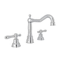 ROHL AC107LM-APC-2 Arcana Widespread Lavatory Faucet With Column Spout In Polished Chrome