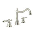 ROHL AC107LM-PN-2 Arcana Widespread Lavatory Faucet With Column Spout In Polished Nickel