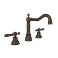 ROHL AC107LM-TCB-2 Arcana Widespread Lavatory Faucet With Column Spout In Tuscan Brass